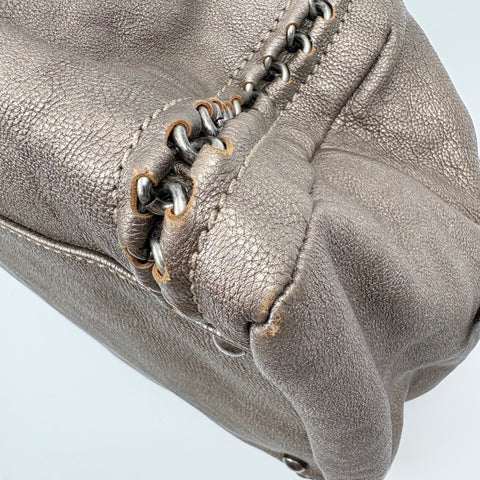 CHANEL Luxury line Boston bag gray WS34909