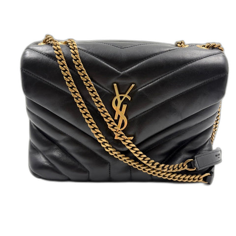 YVES SAINT LAURENT Lulu Small 2WAY Shoulder Bag black WS34910