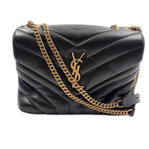 YVES SAINT LAURENT Lulu Small 2WAY Shoulder Bag black WS34910