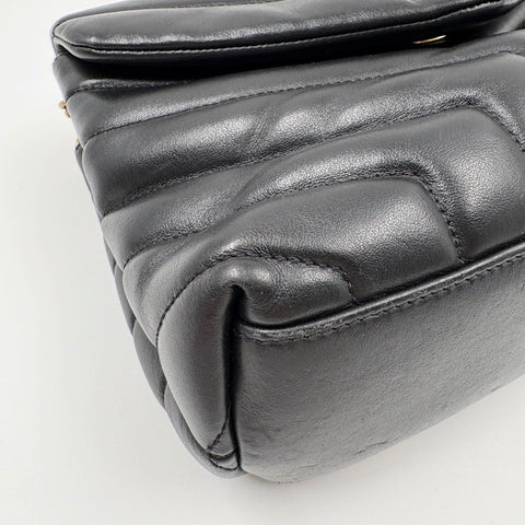 YVES SAINT LAURENT Lulu Small 2WAY Shoulder Bag black WS34910