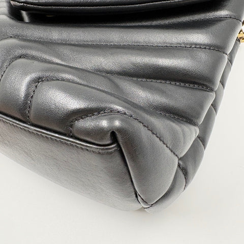 YVES SAINT LAURENT Lulu Small 2WAY Shoulder Bag black WS34910