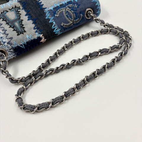 CHANEL Matelasse Shoulder Bag blue WS34911