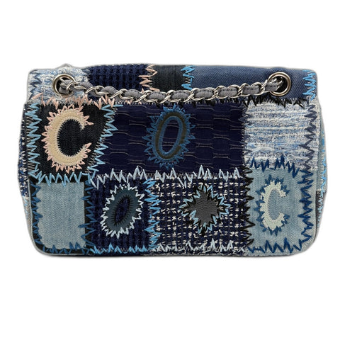 CHANEL Matelasse Shoulder Bag blue WS34911