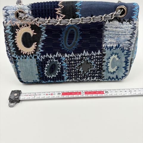 CHANEL Matelasse Shoulder Bag blue WS34911