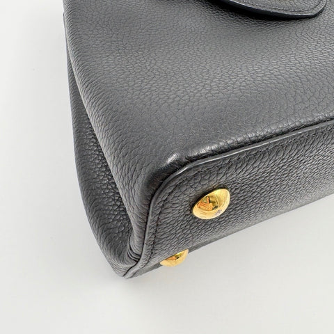 LOUIS VUITTON Capsine BB Handbag black WS34912
