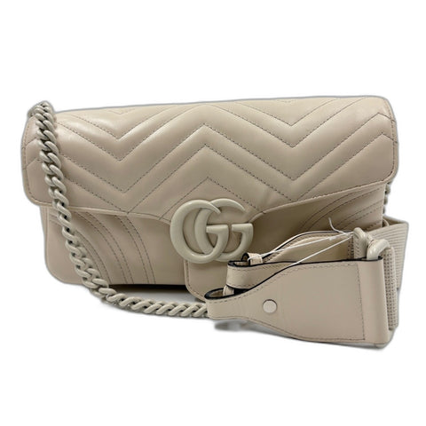 GUCCI GG Marmont 2WAY Shoulder Bag beige WS34916
