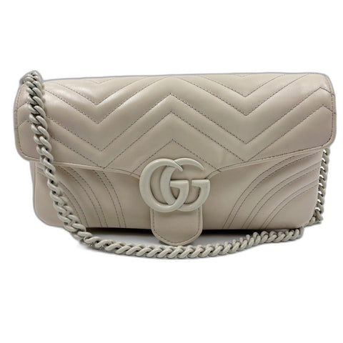 GUCCI GG Marmont 2WAY Shoulder Bag beige WS34916