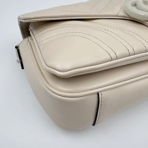 GUCCI GG Marmont 2WAY Shoulder Bag beige WS34916