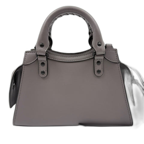 BALENCIAGA Neo Classic Mini 2WAY Handbag gray WS34917