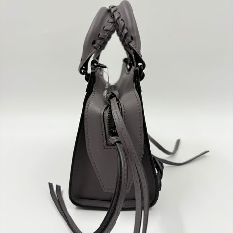 BALENCIAGA Neo Classic Mini 2WAY Handbag gray WS34917