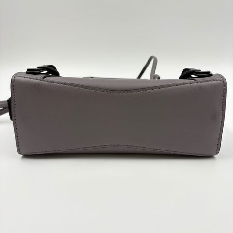 BALENCIAGA Neo Classic Mini 2WAY Handbag gray WS34917