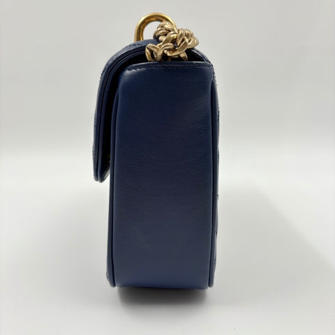 Miu Miu Matelass 2WAY Handbag blue WS34918