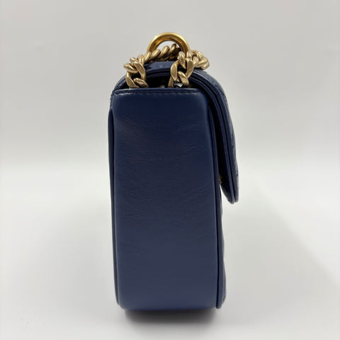 Miu Miu Matelass 2WAY Handbag blue WS34918