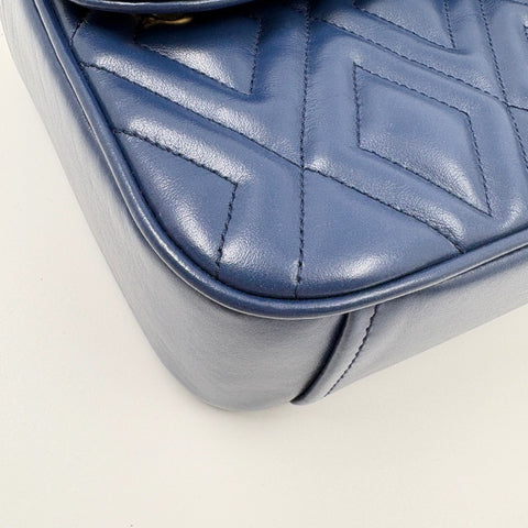 Miu Miu Matelass 2WAY Handbag blue WS34918