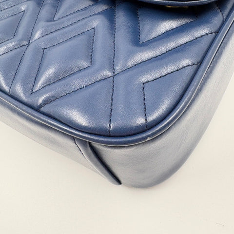Miu Miu Matelass 2WAY Handbag blue WS34918