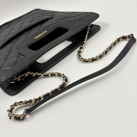 CHANEL Matelasse Handbag black WS34920