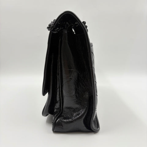 YVES SAINT LAURENT Niki Medium 2WAY, Used Finish Handbag black WS34921