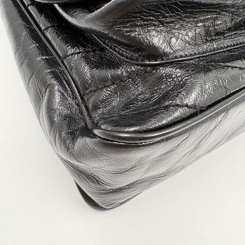 YVES SAINT LAURENT Niki Medium 2WAY, Used Finish Handbag black WS34921
