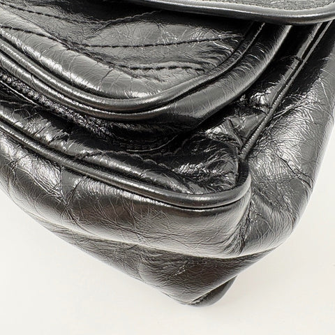 YVES SAINT LAURENT Niki Medium 2WAY, Used Finish Handbag black WS34921