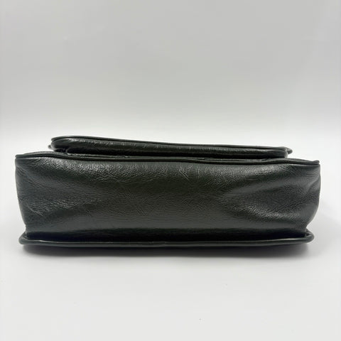 YVES SAINT LAURENT Niki 2WAY, distressed finish Handbag green WS34922