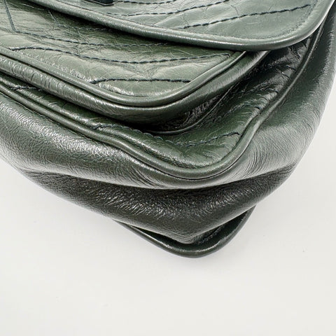 YVES SAINT LAURENT Niki 2WAY, distressed finish Handbag green WS34922