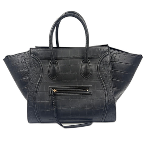 CELINE Luggage micro Handbag black WS34928