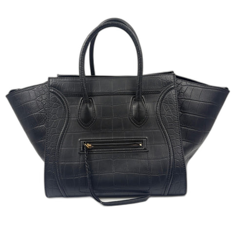 CELINE Luggage micro Handbag black WS34928