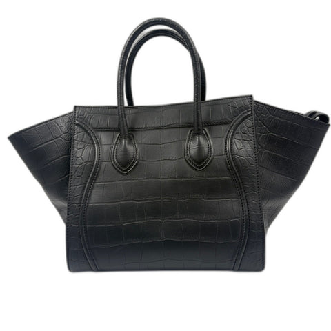 CELINE Luggage micro Handbag black WS34928