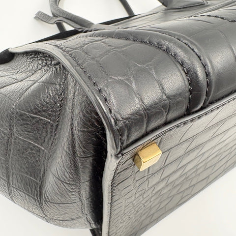 CELINE Luggage micro Handbag black WS34928