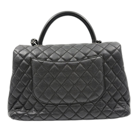 CHANEL Matelasse Large Handbag black WS34930