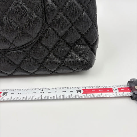 CHANEL Matelasse Large Handbag black WS34930