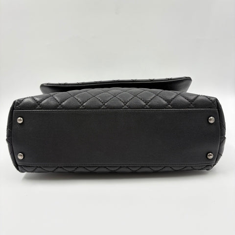 CHANEL Matelasse Large Handbag black WS34930
