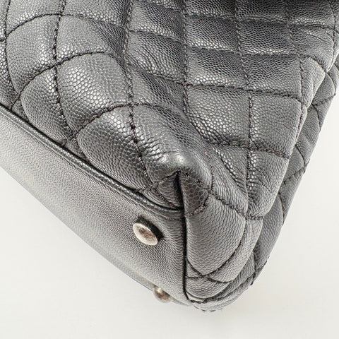 CHANEL Matelasse Large Handbag black WS34930