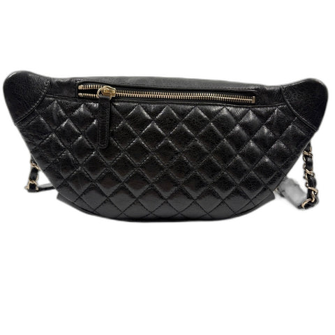 CHANEL Matelasse body bag black WS34935