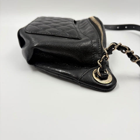 CHANEL Matelasse body bag black WS34935