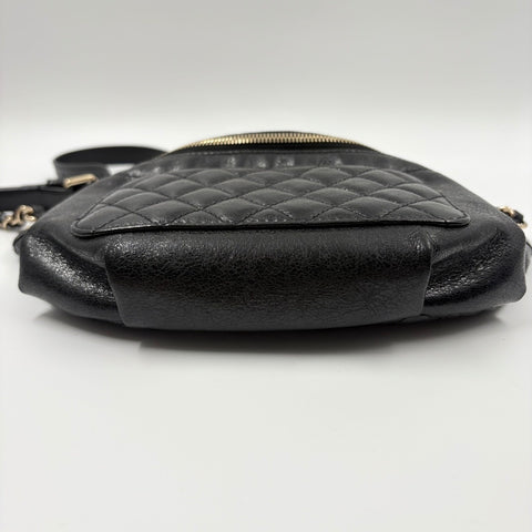 CHANEL Matelasse body bag black WS34935