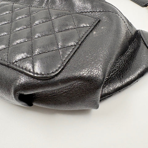 CHANEL Matelasse body bag black WS34935