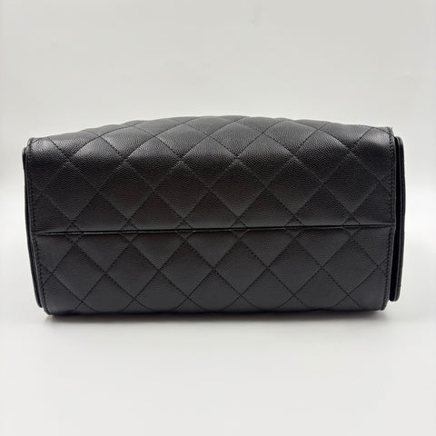 CHANEL Matelasse Small Handbag black WS34937