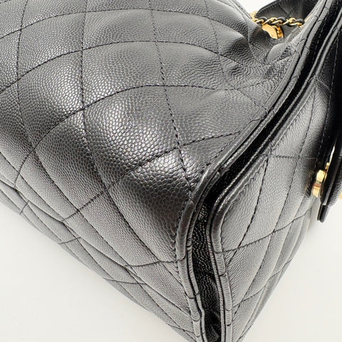 CHANEL Matelasse Small Handbag black WS34937