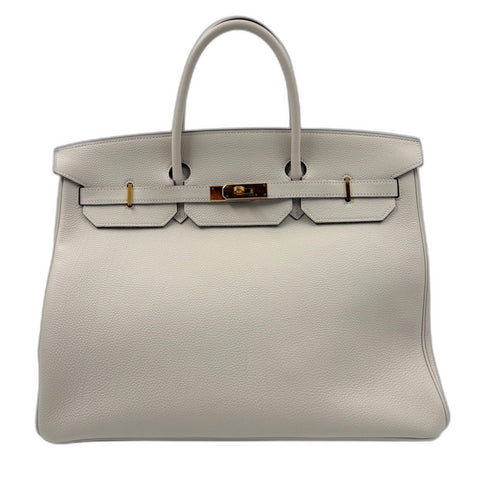 HERMES Birkin 35 Handbag beige WS34939