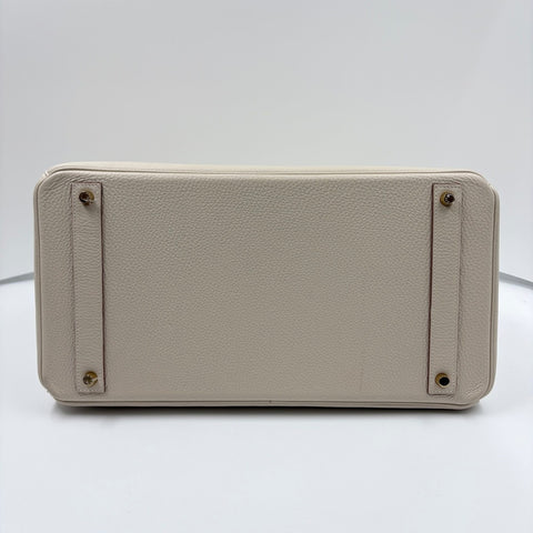 HERMES Birkin 35 Handbag beige WS34939