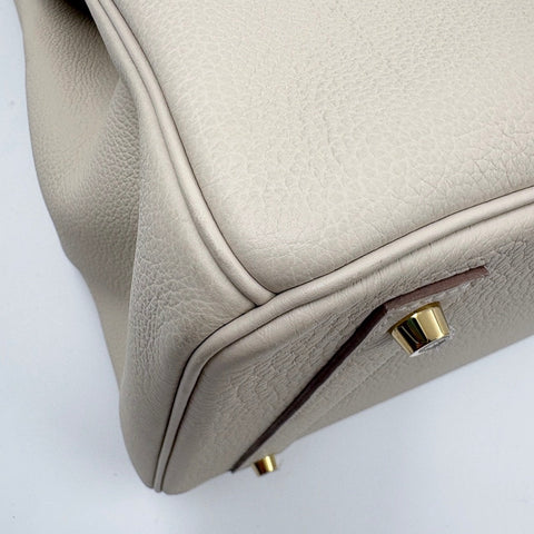 HERMES Birkin 35 Handbag beige WS34939