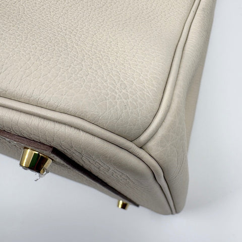 HERMES Birkin 35 Handbag beige WS34939
