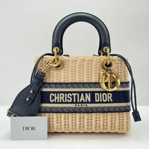 Christian Dior Lady Christian Dior 2WAY Handbag beige WS34942