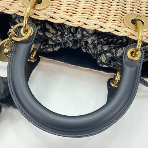 Christian Dior Lady Christian Dior 2WAY Handbag beige WS34942