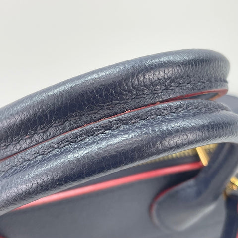 LOUIS VUITTON Pont Neuf MM Handbag Navy WS34944