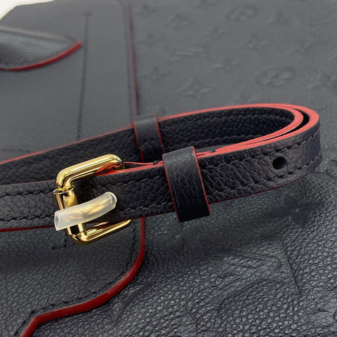 LOUIS VUITTON Pont Neuf MM Handbag Navy WS34944