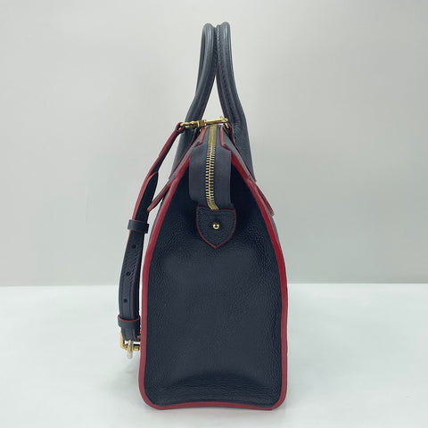 LOUIS VUITTON Pont Neuf MM Handbag Navy WS34944
