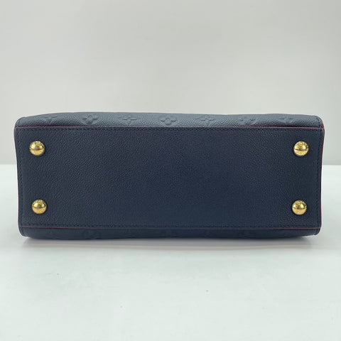 LOUIS VUITTON Pont Neuf MM Handbag Navy WS34944