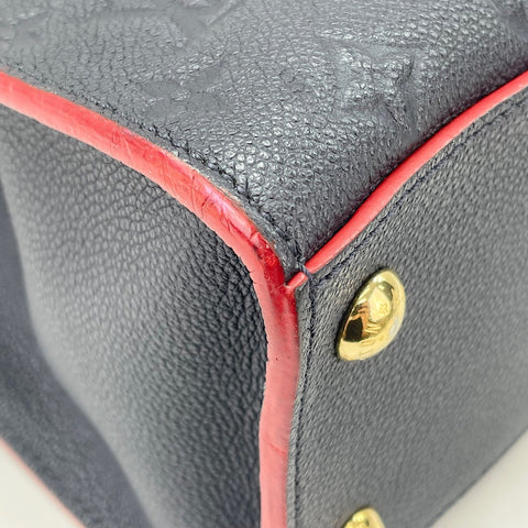 LOUIS VUITTON Pont Neuf MM Handbag Navy WS34944